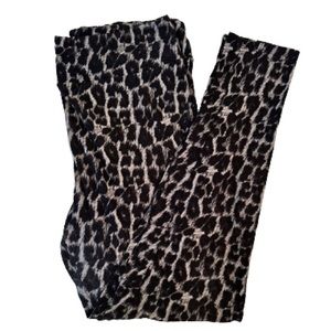 LuLaRoe leggings TC cheetah animal print buttery soft EUC